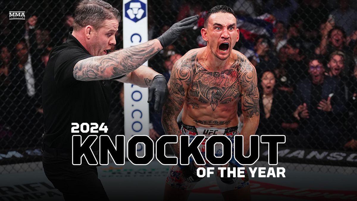 Nocaut del año 2024 de MMA Fighting: Max Holloway vs. Justin Gaethje